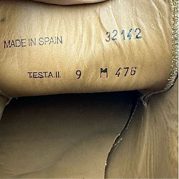 Mezlan Testa II Men’s 9 M Brown Italian Calfskin Leather Chukka Boots Pre-Owned - Picture 12 of 14